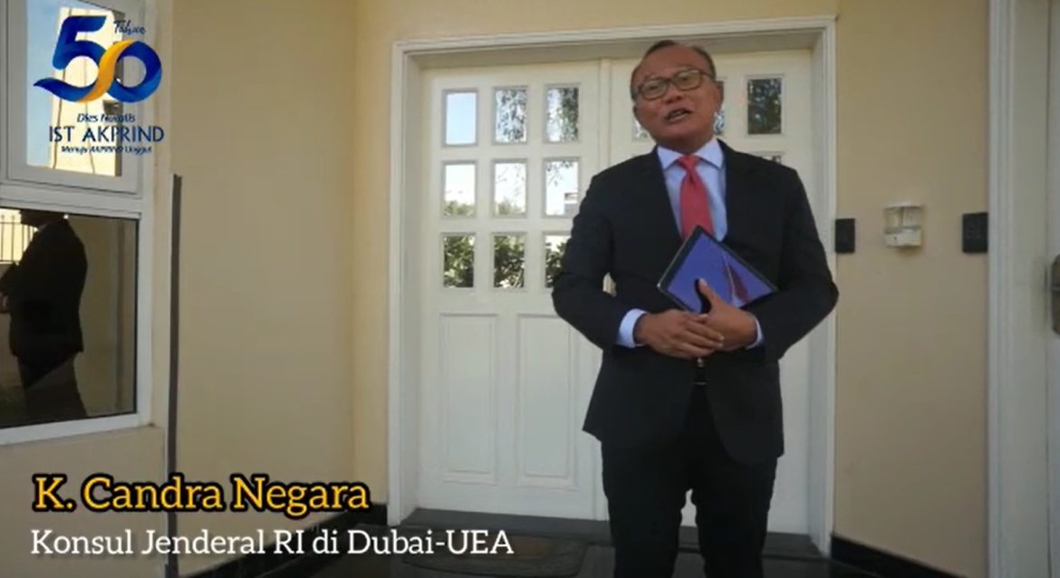 Video Ucapan Selamat Dies Natalis ke 50 dari Bapak K Candra Negara, Konsul Jenderal RI di Dubai-UEA